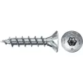Fischer 670074, Skru, Metall, Tre, Generell nytte, Full tråd, Flathode