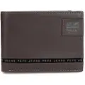 Pepe Jeans for man. 7183142 Brown Tape Wallet (OSFA), Casual, Leather