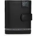 Pepe Jeans for man. 7181241 Tape wallet black (OSFA), Casual, Leather