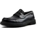 Camper for man. K101001-001 Loafers leather loafers Norman black (46), Flat, Suede, None, Casual