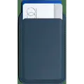 Satechi - Lomme for mobiltelefon - magnetisk - MagSafe-samsvar - veganlær - mørk blå