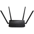 Asus RT-AC1200 V2 - - trådløs ruter - 4-portssvitsj - Wi-Fi 5 - Dobbeltbånd