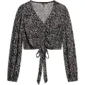 Superdry Vintage Tie Front Langermet Bluse