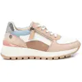 Refresh for woman. 17244603-BEIGE Leather trainers 172446 beige (35), Flat, Laces, Zip, Casual