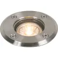 QAZQA Utendørs jordspot stål 11cm IP67 - Basic Round