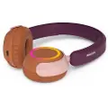 Philips TAK4200MP/00, Trådløs, 20 - 20000 Hz, Samtaler/musikk, 129 g, Hodesett, Oransje, Lilla, Rosa