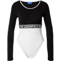 Karl Lagerfeld for woman. A3W17045 Body Blocked black, white (XS), Casual, Homewear, Cotton, Long sleeve