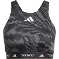 Adidas Techfit High Neck Print Sports-bh Med Medium Støtte
