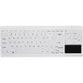 Cherry Active Key MedicalKey AK-C7412F - Tastatur - compact - med styreplate - USB - QWERTY - Pan Nordic - hvit
