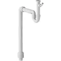 Geberit Hvid Geberit universal køkkenvandlås 50mm x 1 1/2 til køkkenvaske med enkeltvask