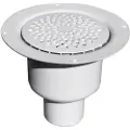 Purus afløbsskål 75mm, lodret - PURUS BRAGE 75 afløbsskål/vandlås 75mm, PPrist lodr, Hvid