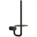 Pressalit reservepapirholder m/plade, sort krom
