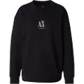 Armani Exchange for woman. XW000821AF10818UC001 Crewneck sweatshirt black (XS), Casual, Sport, Cotton, Multisport