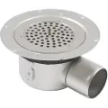 Blücher 75 mm afløbsskål til vinyl, uden studs, vandret