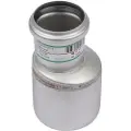 Blücher rustfri excentrisk overgang/reduktion - Ø75x50mm - AISI304/EN1.4301
