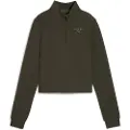 Puma x HYROX CLOUDSPUN Quarter-Zip Top Women, Women, Dark Olive, S