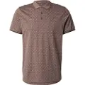 Michael Kors for man. CS550V85KS Greenwich brown polo shirt (L), Casual, Cotton, Short sleeve