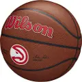 Wilson Wilson Team Alliance Atlanta Hawks Ball WTB3100XBATL Brązowe 7