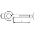 Toolcraft Gevindøje type 48 (Ø x L) 6 mm x 10 mm Galvaniseret stål M4 100 stk