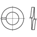 Toolcraft 105692 Fjederring Indvendig diameter: 53 mm DIN 127 Fjederstål Galvaniseret 25 stk