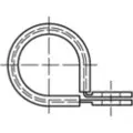 Toolcraft 137652 Rørspændebånd ring 15 mm Galvaniseret stål 100 stk