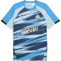 Puma Olympique de Marseille Faster Jersey Men, Clothing, Azure/Nitro Blue, XL