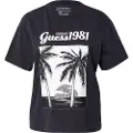 GUESS for woman. W5YI17I3Z14 Grey printed T-shirt (S), Casual, Cotton, Short sleeve