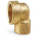 Isiflo Vinkel messing 90° muffe/muffe 1