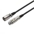 Monacor MEC-190/SW XLR Kabel [1x XLR-stik - 1x XLR-tilslutning] 2 m Sort