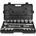 AWTOOLS NØKLER 21stk. 3/4/ PLASTKASSE