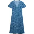 Superdry Print Button Tea Kortermet Midi-kjole