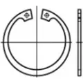 Toolcraft TO-5381481 Sikringsringe 27 mm DIN 472 Fjederstål 200 stk