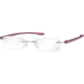 Eschenbach 2913-135, Unisex, Rektangel, Rammeløs, Plast, Lilla, Lilla