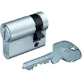 Basi 5020-0035, Europrofilsylinder, Kromfarge, 3 stykker, 258 g, 1,5 cm