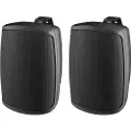 Monacor WALL-05T/SW ELA-væghøjttaler 16 W Sort 1 Paar