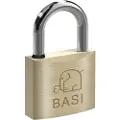 Basi 6120-5001-5005, Tradisjonell, Nøkkellås, Bruk bare én nøkkel, Messing, Messing, Herdet stål