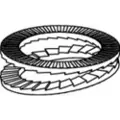 Alstertaler Schrauben & Präzisionsteile Låseskiver 88032 Rustfrit stål A4 200 stk Alstertaler Schrauben & Präzisionsteile 880329440040000