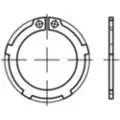 Toolcraft 135190 Sikringsringe Indvendig diameter: 36.5 mm Udvendig diameter: 55.1 mm DIN 983 Fjederstål 100 stk