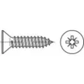 Toolcraft 147743 Undersænket kærvskrue 4.8 mm 32 mm Krydskærv Pozidriv Stål Galvaniseret 250 stk