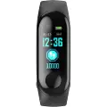Celly TRAINERBAND - Svart - aktivitetssporer med bånd - silikon - svart - display 0.96 - 18.5 g