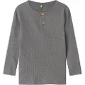 Name it Ribb Knapp Langermet Topp
