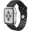 Pela Vine Eco-friendly and Flexible Apple Watch 44mm Wristband with Quick Release Buckle - Black