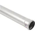 Blücher rustfri lige rør med muffe - Ø75 mm i længde 250 mm - AISI304/EN1.4301