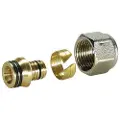 Pettinaroli Complete adapting set for multilayer pipe brass 1/2x16/12 alu-pex