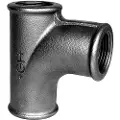 +GF+ flow tee 90° black 2''