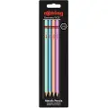 Rotring Woodcase Metalliske blyanter | HB Bly | Assorterede farver | 4 Antal
