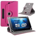 Mtp Products Universelt Roterende Folio-etui til Nettbrett - 7.9-8.4 - Varm Rosa