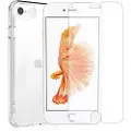 Saii 2-i-1 iPhone 7/8/SE (2020)/SE (2022) TPU-deksel & Beskyttelsesglass