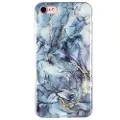 Mtp Products Marmormønster IMD-modell iPhone 7/8/SE (2020)/SE (2022) TPU-deksel - Grå