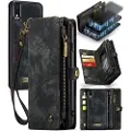 CASEME iPhone XR 2-i-1 Multifunksjonell Lommebok-deksel - Svart